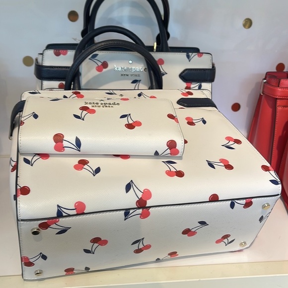 Kate Spade Staci Medium Satchel &  Kate Spade Staci Large Slim Bifold Wallet - Picture 2 of 16